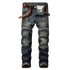 Motorcycle Straight Pants Nostalgic Jeans Mid Waisted Men's Jeans